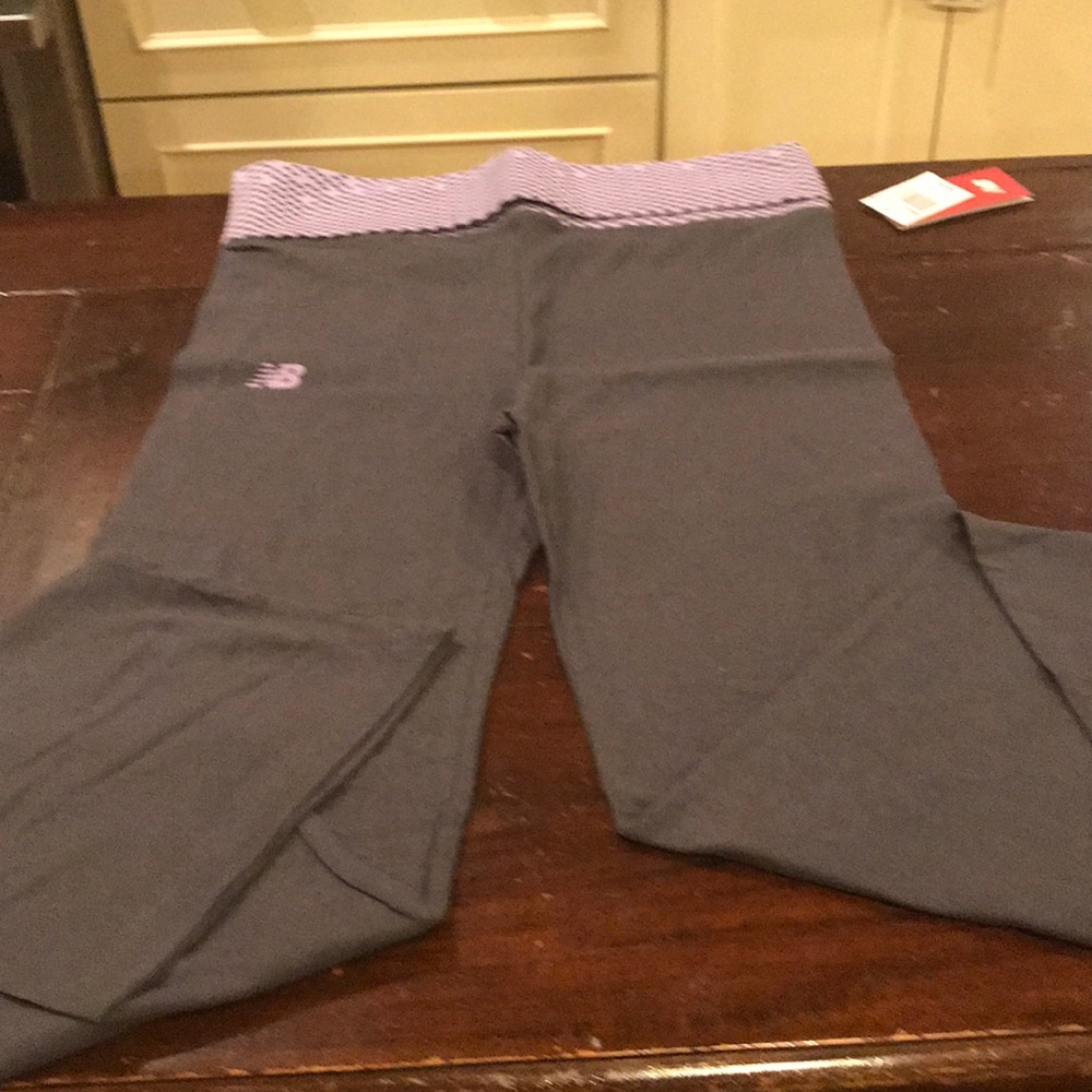 NWT NEW BALANCE FOLD OVER PANTS